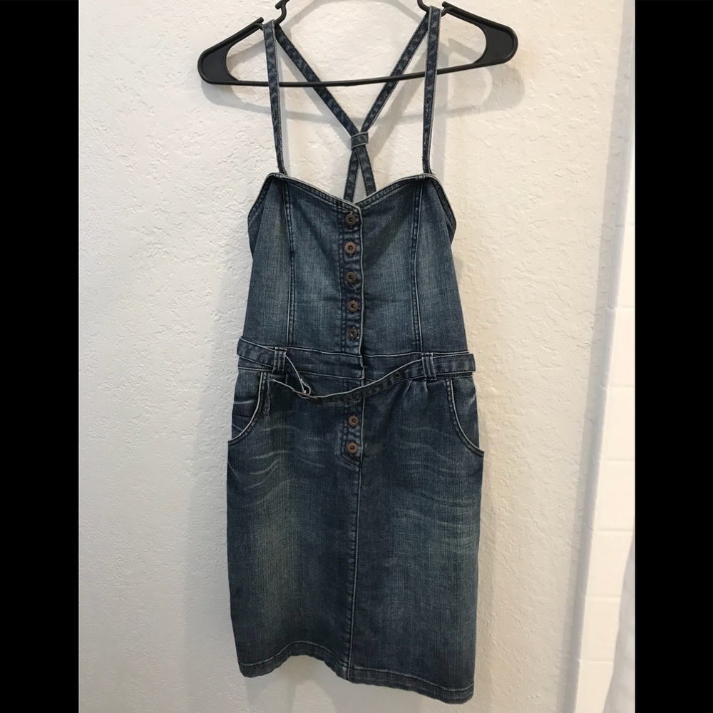 H&M divided Jean dress